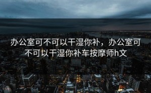 办公室可不可以干湿你补，办公室可不可以干湿你补车按摩师h文