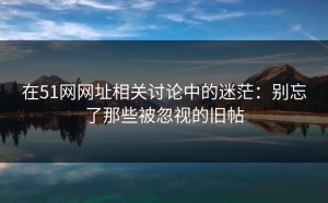 在51网网址相关讨论中的迷茫：别忘了那些被忽视的旧帖