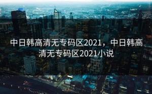 中日韩高清无专码区2021，中日韩高清无专码区2021小说
