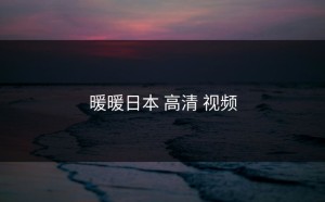 暖暖日本 高清 视频