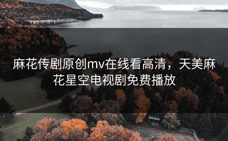麻花传剧原创mv在线看高清，天美麻花星空电视剧免费播放